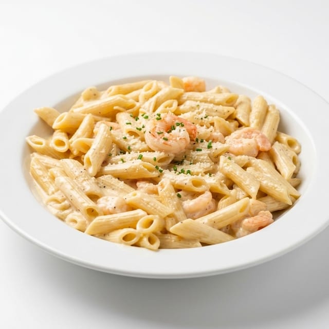 Shrimp Alfredo.
